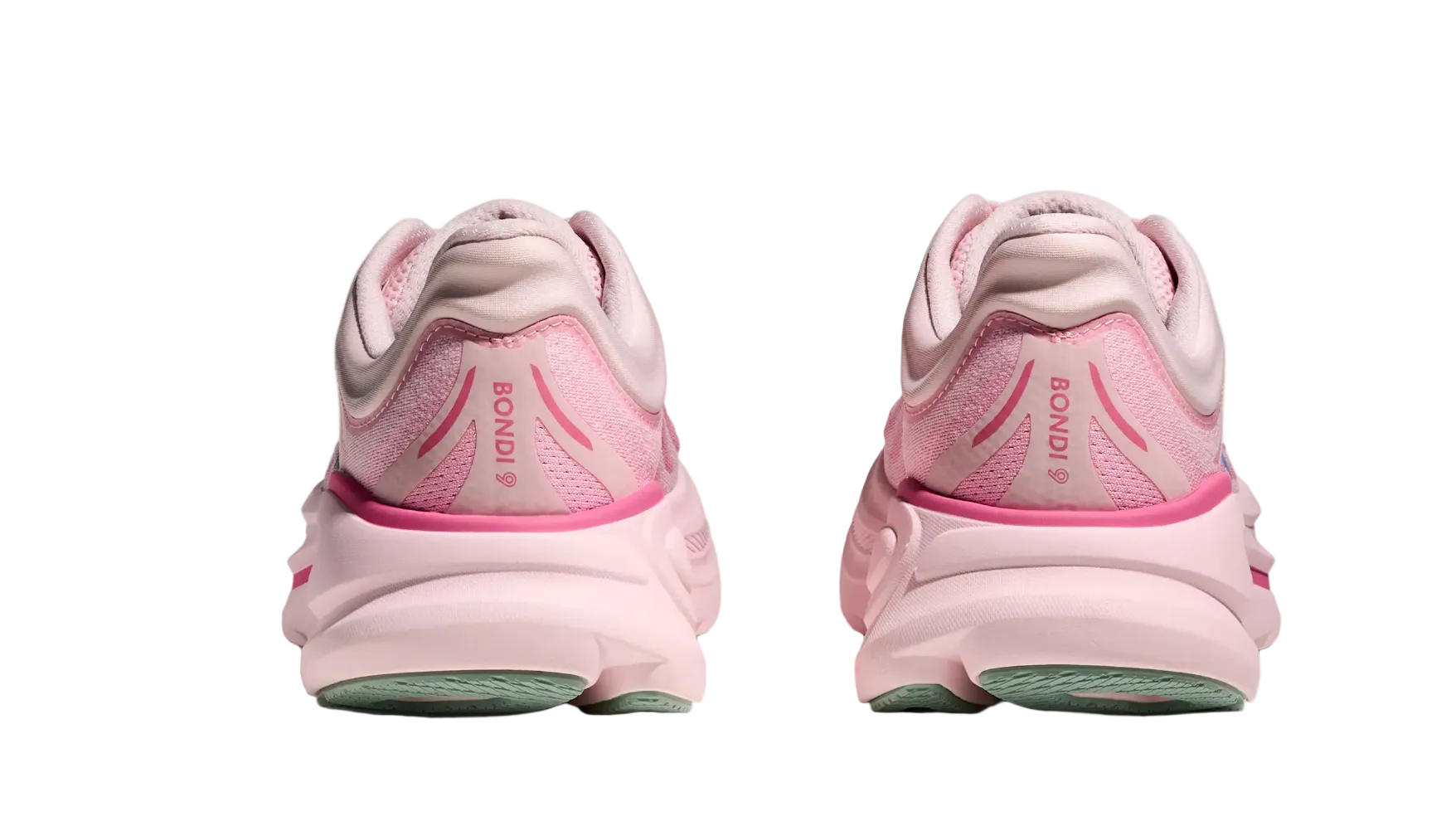 HOKA Bondi 9 Femme — Rose Tea Petal — vue 5