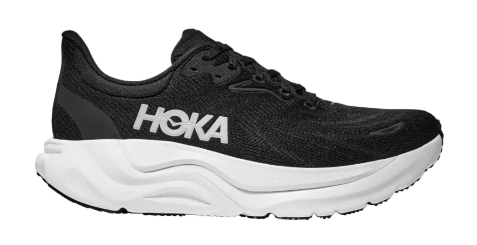 HOKA Arahi 8 Femme — Black White — vue 1