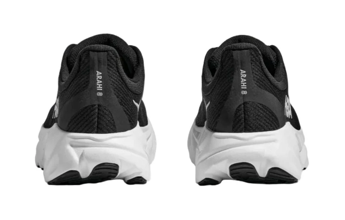 HOKA Arahi 8 Femme — Black White — vue 5