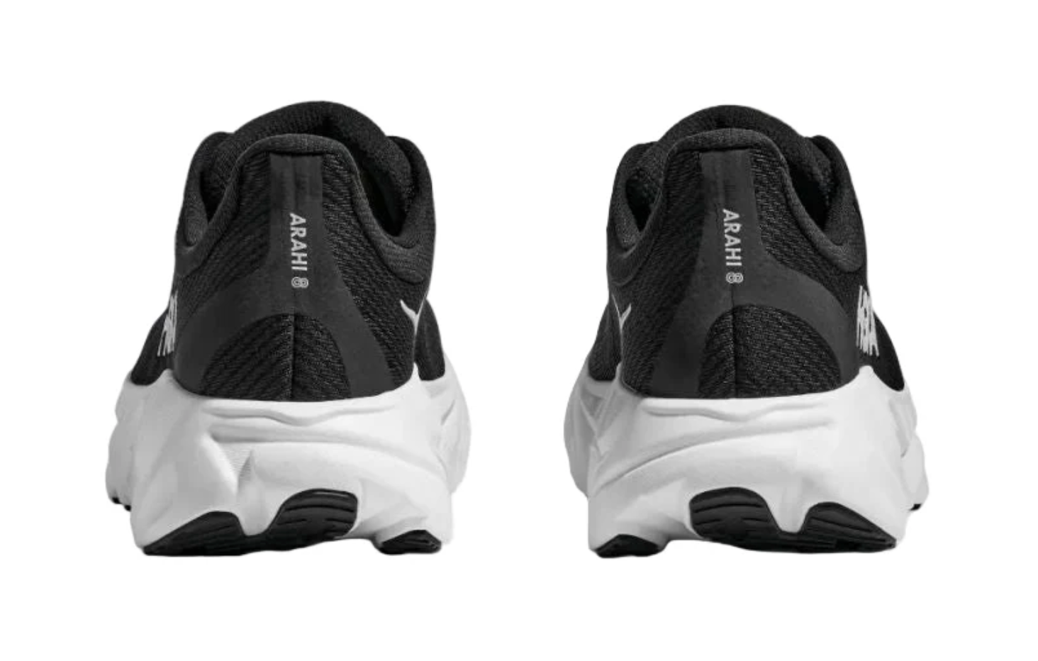 HOKA Arahi 8 Femme — Black White — vue 5
