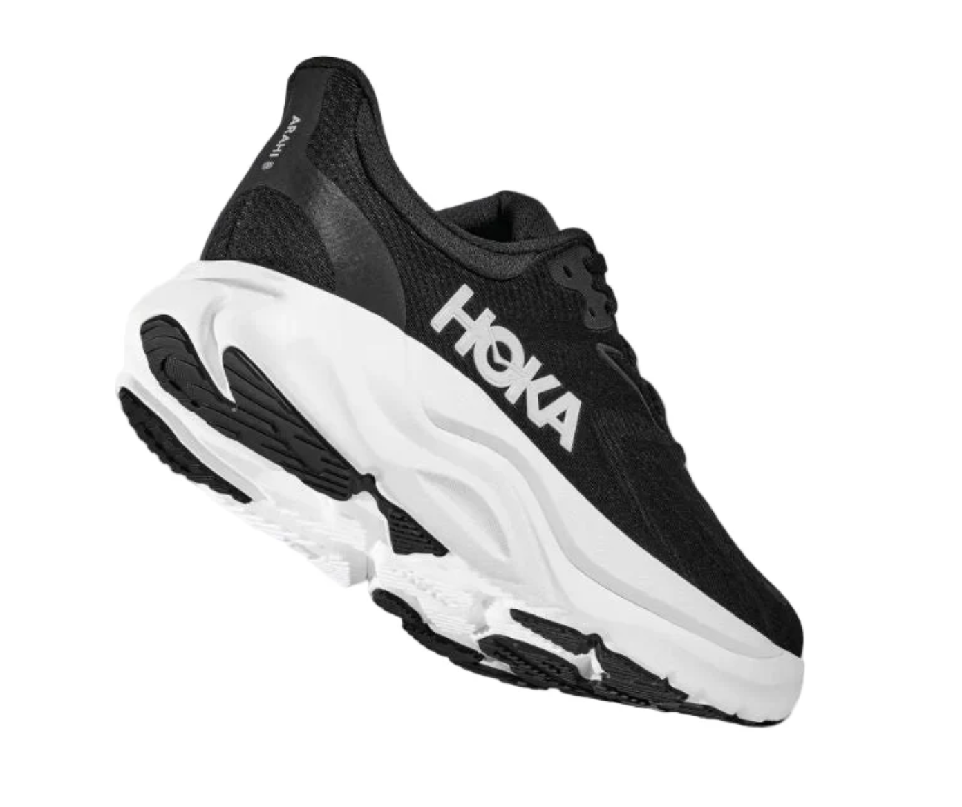 HOKA Arahi 8 Femme — Black White — vue 6