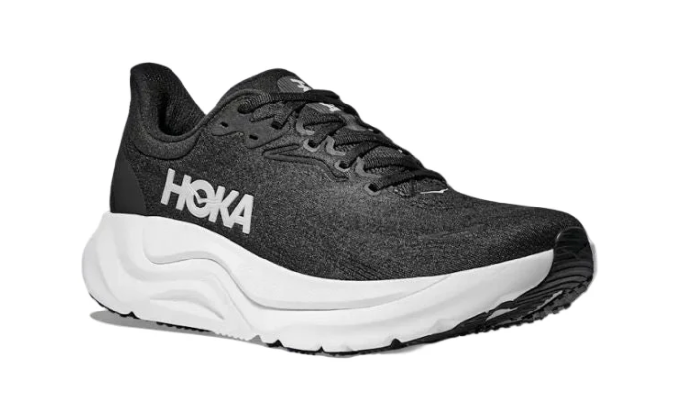 HOKA Arahi 8 Femme — Black White — vue 8