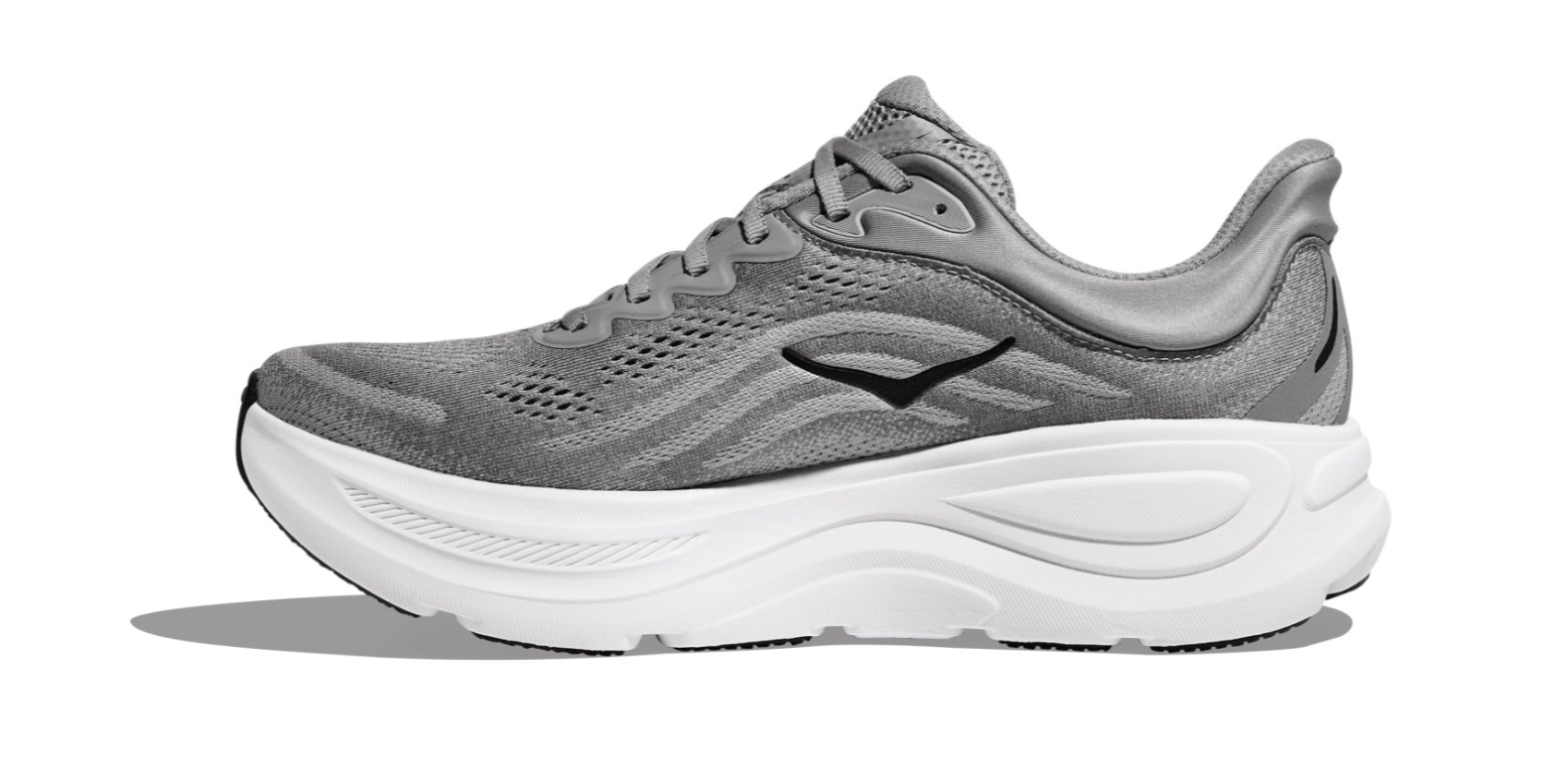 HOKA Bondi 9 Homme Large — Galactic Grey Stellar Grey — vue 3