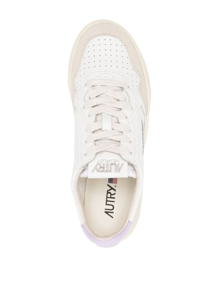 Autry Scarpa Bianco Lilla Donna Medalist Low