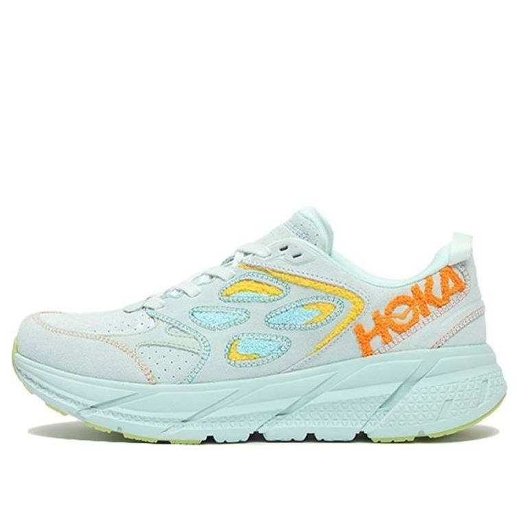 HOKA ONE ONE Clifton L 'Broderie - Verre Bleu'