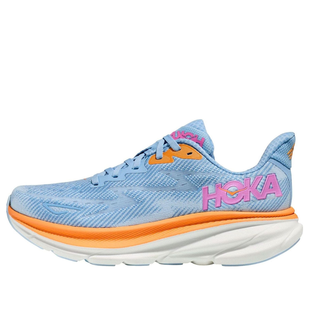 HOKA ONE ONE Clifton 9 Wide 'Bleu Aérien' - Femme