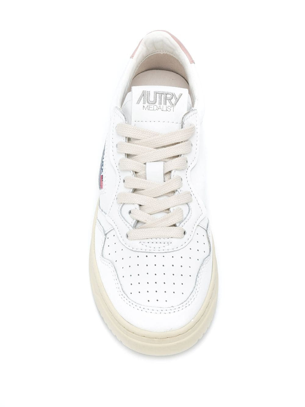 Autry Scarpa Bianco Rosa Donna Medalist Low